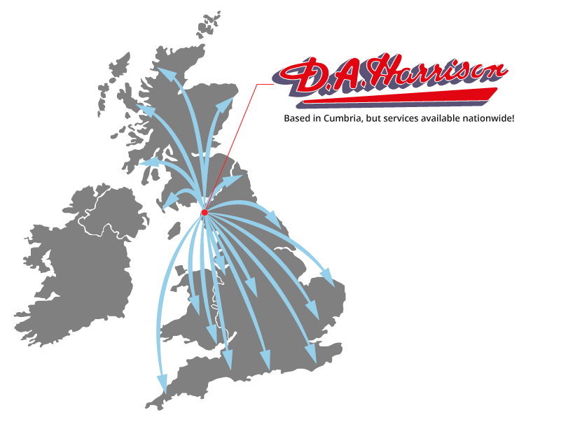 DA Harrison Delivery Map